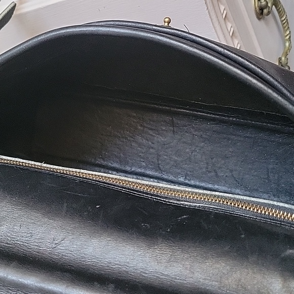 Vintage COACH Black Crosby Crossbody Leather Bag - Picture 12 of 16